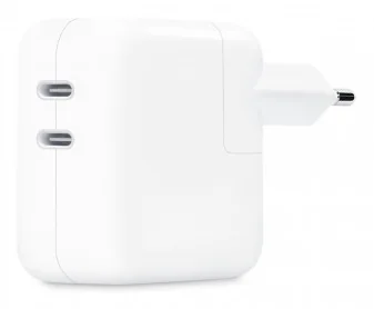 Adaptateur secteur double port USB-C 35W