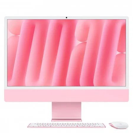 iMac 24 poucesi, Puce Apple M4, Ecran Rétina 4,5K, CPU 8 cœurs, GPU 8 cœurs, 16 Go de mémoire unifiée, 256 Go de stockage SSD - Rose